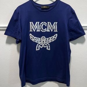 MCM MENS CLASSIC LOGO T-SHIRT